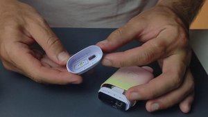 Супер вкусная Geek Bar 9000 Meloso MAX Peach Ice - как разобрать, перезарядить одноразку Синий Эль