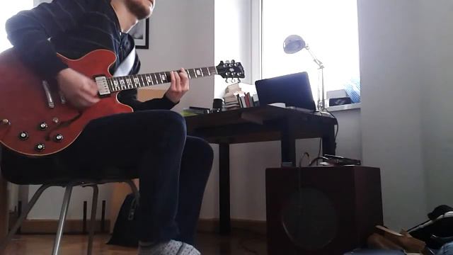 Gibson ES335 with Wizz Premium Clone PAF Pickups смотреть онлайн