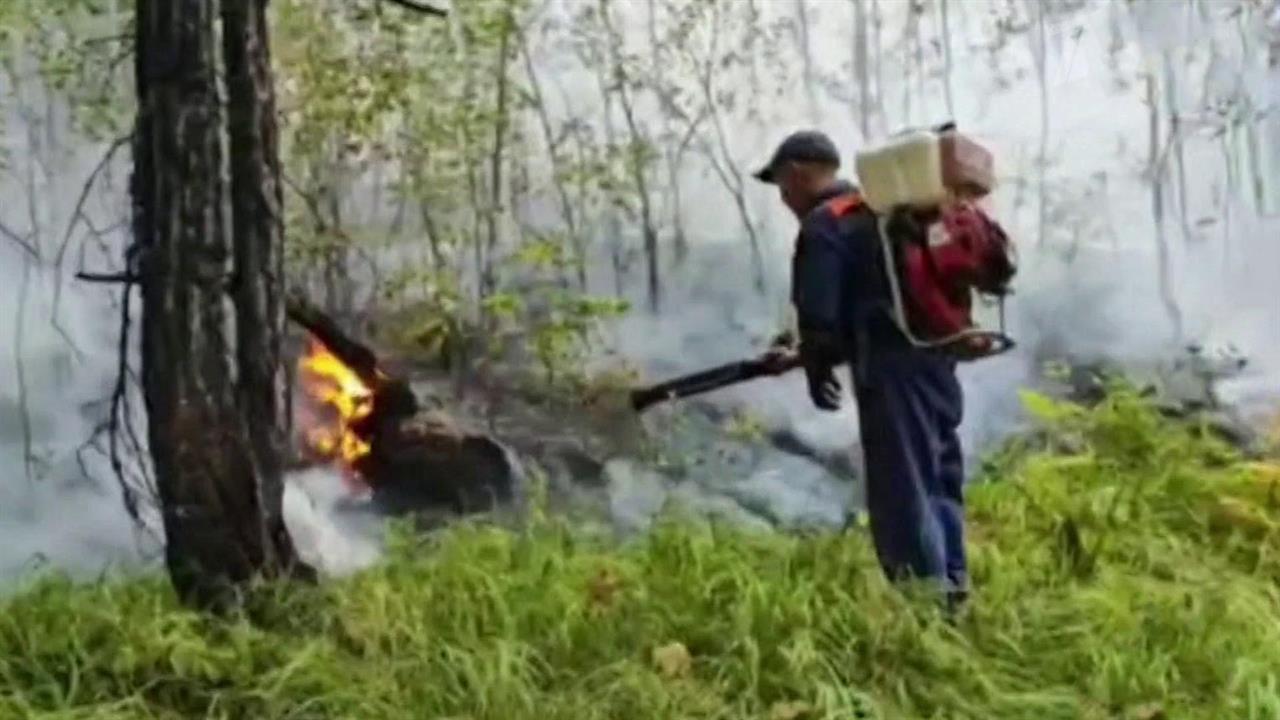 В Тыве наращивают силы для борьбы с природными пожарами