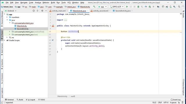 Intent in Android (Java) смотреть онлайн