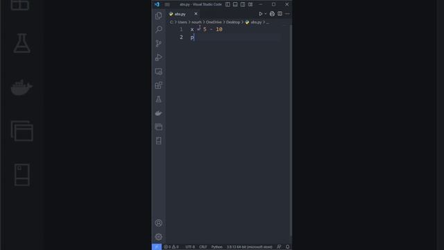 Learn the abs() built-in function in Python in just 1 minute #python #programming