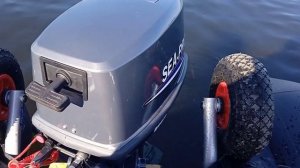 Транцевые колëса на Ривьере 3200 ск