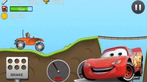 Машинки как из мультика - МОЛНИЯ МАККУИН и обзор приложения тачки гонки игры для детей hill climb