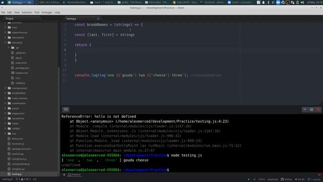 AM Coder - JavaScript Strings - Interpolation, Tags, eval, toString, JSON.stringify