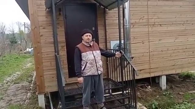 Входная группа.Двухскатный Козырек+ступени смотреть онлайн