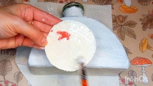 DIY/ Куда девать остатки алмазной мозаики? Украсьте ими вазу!