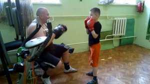 Тренировка по боксу для ребенка 7 лет.