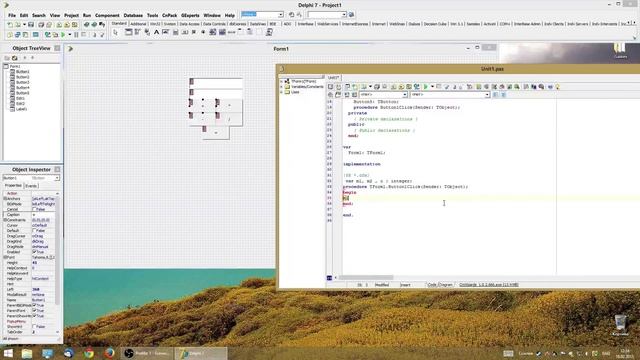 Создание самого простого калькулятора в Delphi 7