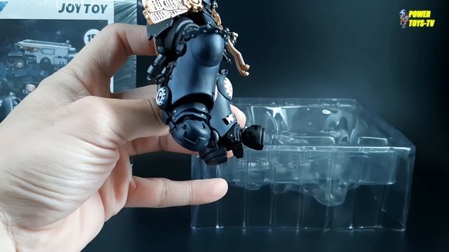 Unbox joytoy warhammer 40k Iron Father Feirros  legion Iron Hands 118 actionfigures