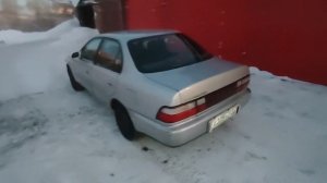 Неубиваемая Тойота Королла 94 года, восстановлена по технике после кулака дружбы)