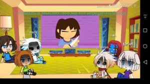 Андертейл реакция на видео с песней санса