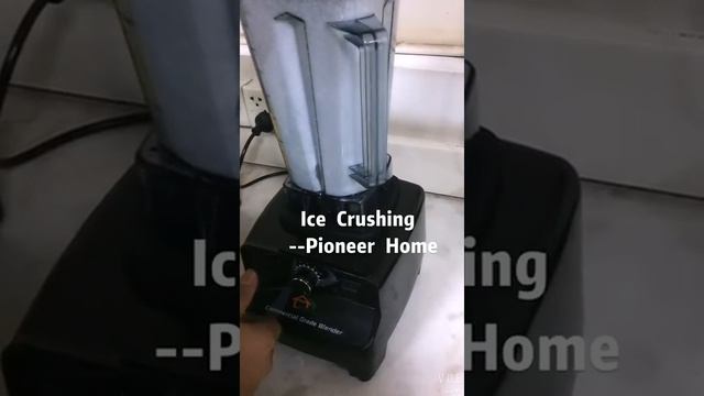 Let's see the ice crushing !