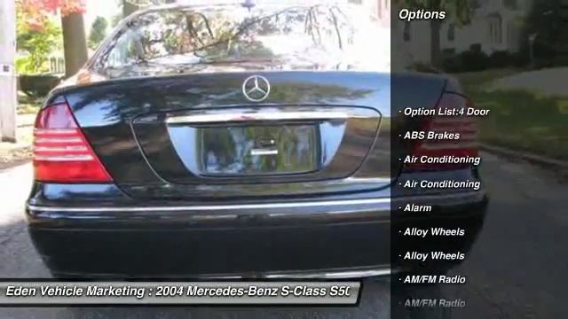 2004 Mercedes-Benz S-Class S500 Philadelphia PA 19116 смотреть онлайн