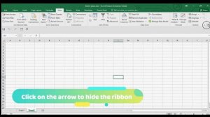 Hide / Unhide Ribbon in Excel