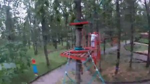 Орёл. Парк Мечта. Верёвочный городок. Трасса Обзорная.
