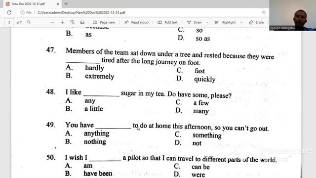 ESSLCE, English: Language Focus/ Grammar I смотреть онлайн