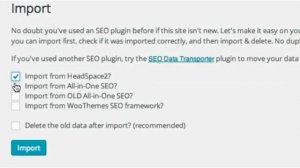 How Do I Import Old SEO Information   Optimize WordPress SEO