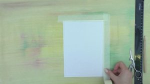 Как Приклеить Бумагу Малярным Скотчем Для Рисования?! Советы начинающим Художникам!