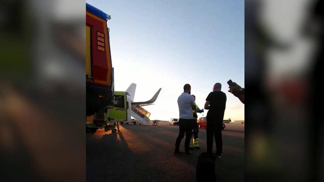 Самолет, летевший из Приштины в Базель, попал в зону турбулентности