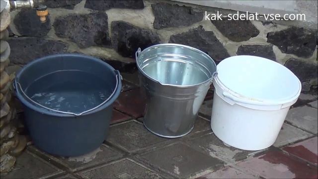 Сколько литров в ведре воды. смотреть онлайн