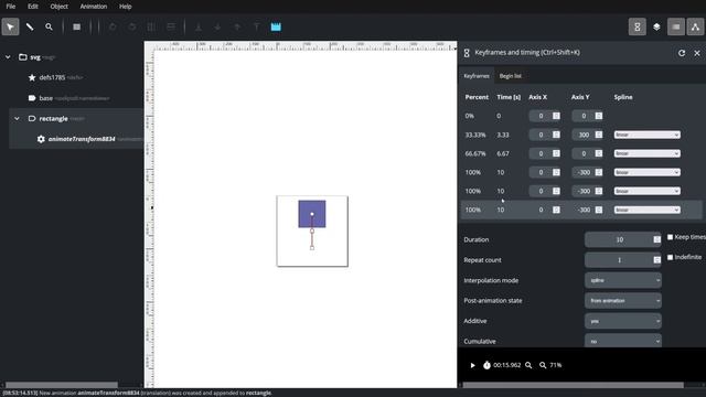 SVG animation - Translation - Easy SVG animation with the free SVGOOO tool. смотреть онлайн