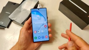 Распаковка Samsung Galaxy Note10 - Восстановленный с Алиекспресс