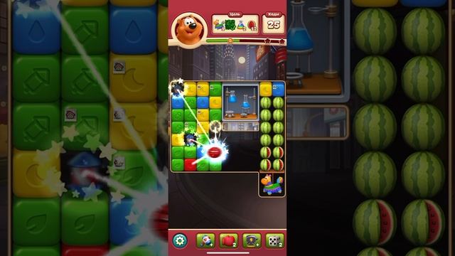 Toon Blast прохождение. Попытка 2 из 3