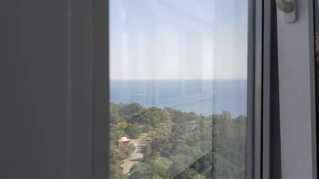 Сент20-1,25сек -ВИД НА МОРЕ и ПАРК ЮНОСТЬ из квартиры на ул Литературная 12 смотреть онлайн