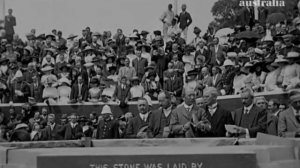 Naming the Federal Capital of Australia, March 12th 1913 - digital restoration 2013