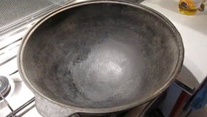 чистка и прокаливание казана