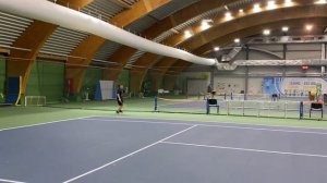 Очень большой теннис | Первая игра в большой теннис | Теннисный корт в Костанае
