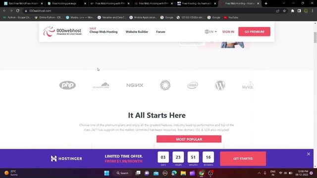TOP 8 Lifetime Free Hosting + Free Domain + Wordpress With cPanel Companies 2022 || Free Webhost