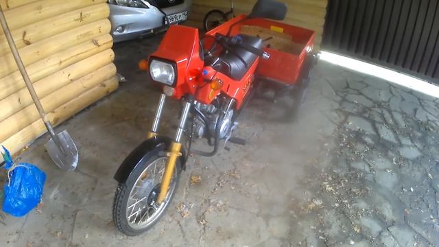 Смешной пневмосигнал на мопед и неудачный день Влог смотреть онлайн