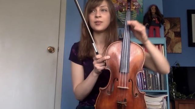 #105 D Major Scale in Threes Lesson for Violin:Viola смотреть онлайн