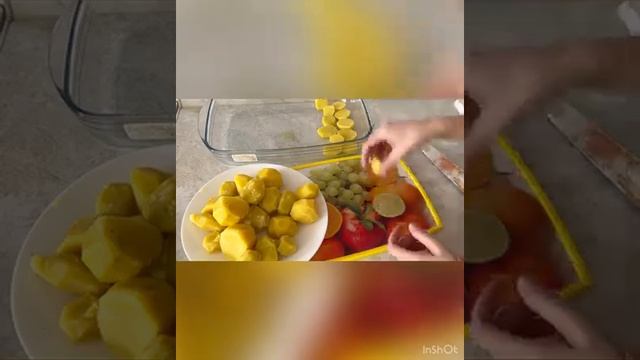 КАРТОФЕЛЬНАЯ ЗАПЕКАНКА С МЯСОМ И СЫРОМ ⠀