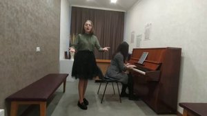 Пагиева Фатима, швейцарская народная песня "На коньках", обработка Гунда, 4 класс