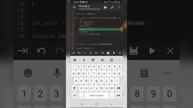 decimal ke buffer #javascriptproject #coding #buffer #nodejs #uint256 #sha256 #keccak