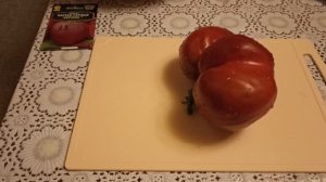 Пробуем томат Бычье сердце чёрное