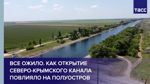 Все ожило. Как открытие Северо-Крымского канала повлияло на полуостров