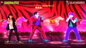 Just Dance 4-Gangnam Style PSY DLC- (5 stars) Double Version XD Green Screen