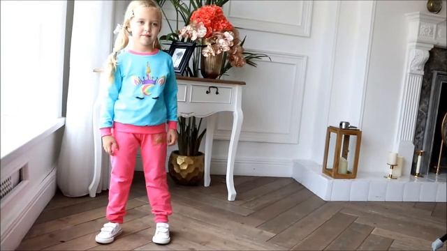 Голубой джемпер с единорогом для девочки (20768) / Одежда для девочек оптом / КотМарКот смотреть онлайн