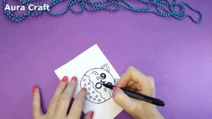 Как нарисовать милого кавайного кота легко Милые Рисунки Котёнок Нарисовать Легко кавайный котик