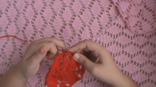 AlinaVjazet ажурный плед крючком "Листья". Мастер-класс. Узор подходит для вязания шали