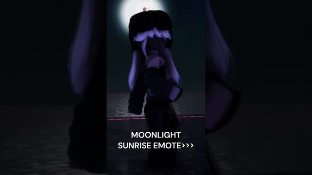 MOONLIGHT SUNRISE EMOTE ON ROBLOX #Twiceonroblox #twice