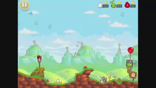 Angry Birds Reds Mighty Feathers Level F-1 3 Star Walkthrough