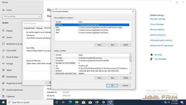 OpenJDK 16 Installation on Windows 10 with JAVA_HOME Environment Variable - Java SE 16 is Released