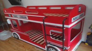 Сборка двухярусной кровати London Bus