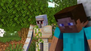 Minecraft Villager uses Hollow Purple