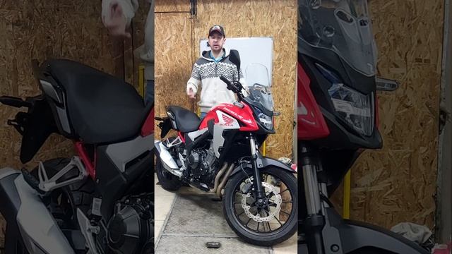 Honda CB500X, сгорел ABS.