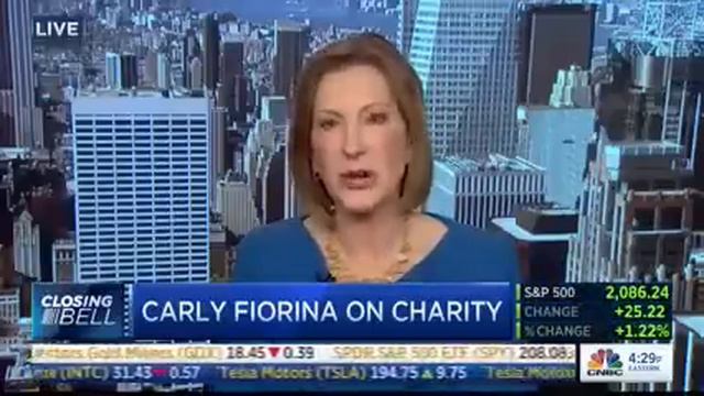 Carly Fiorina: Interview with CNBC